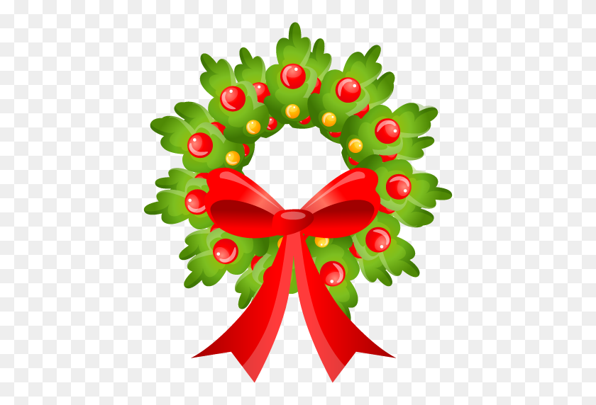 Detail Free Christmas Wreath Clip Art Nomer 32