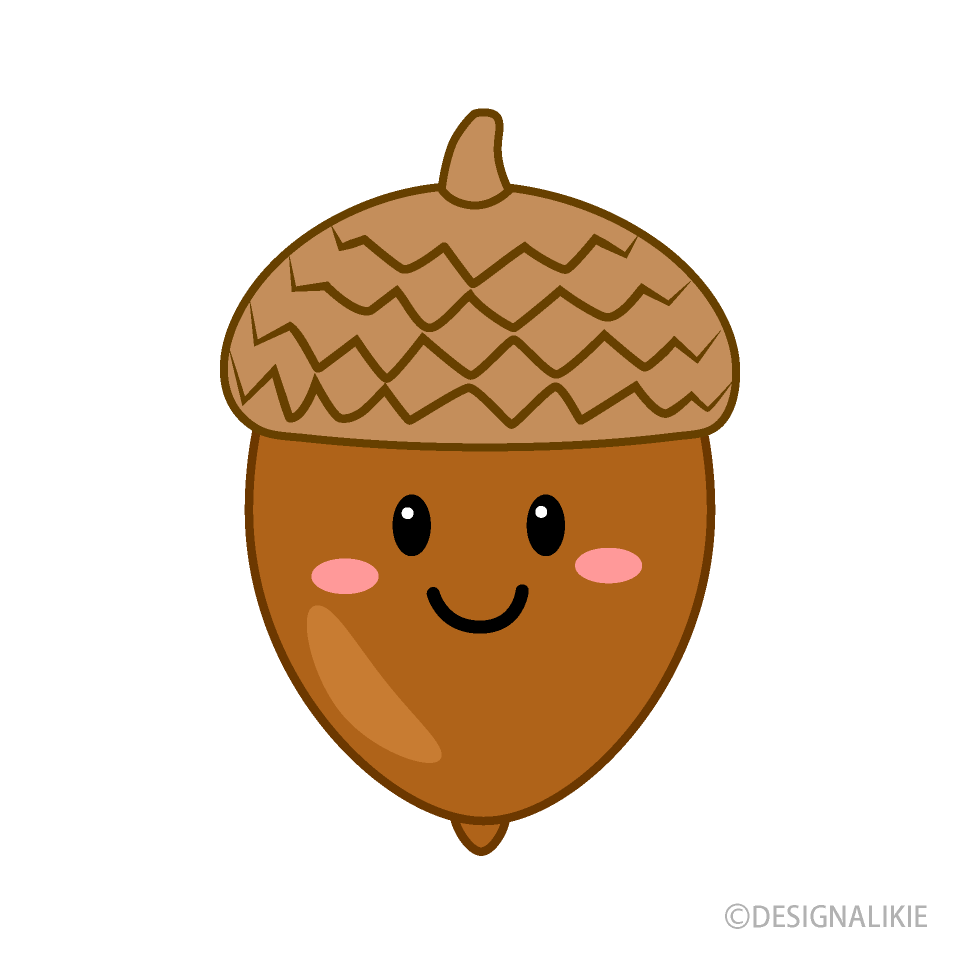 Detail Free Clip Art Acorn Nomer 6