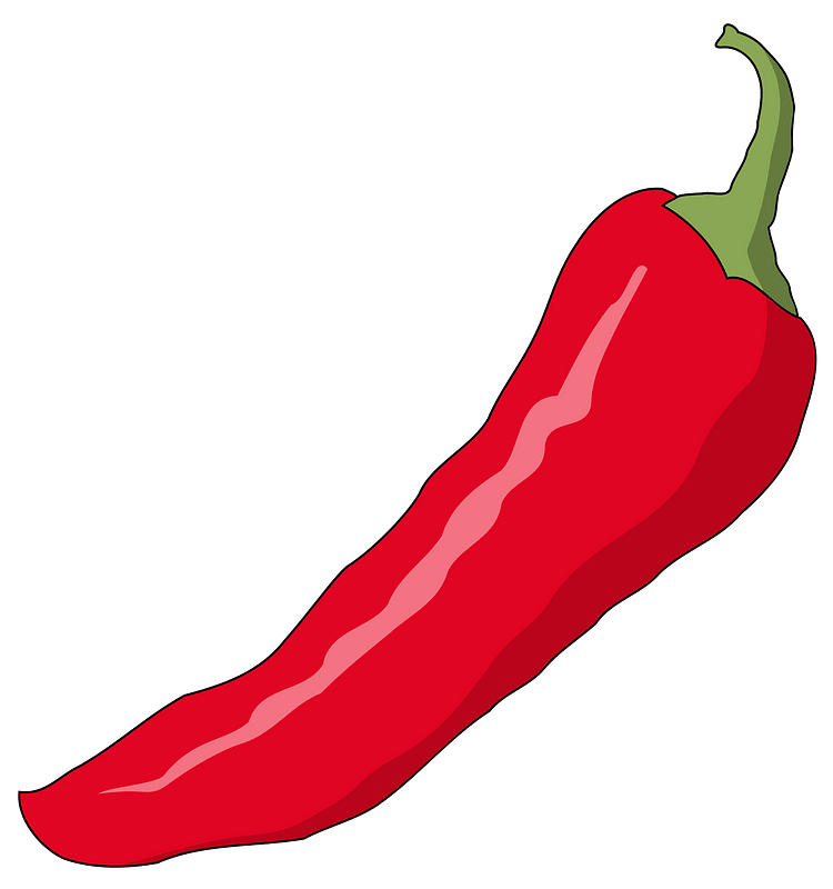 Detail Free Clip Art Chili Pepper Nomer 21