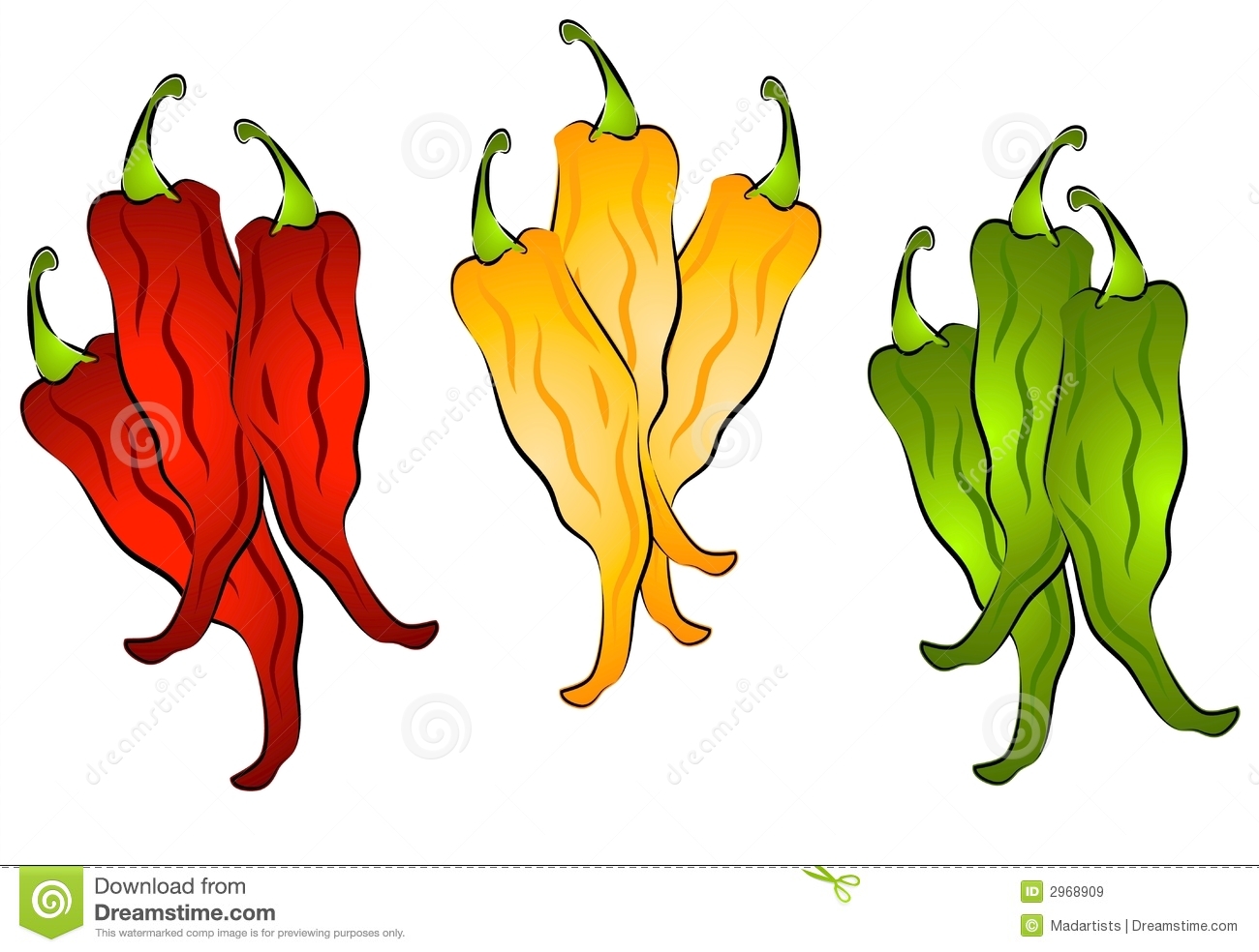 Detail Free Clip Art Chili Pepper Nomer 27