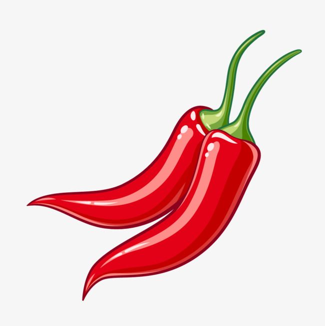 Detail Free Clip Art Chili Pepper Nomer 33