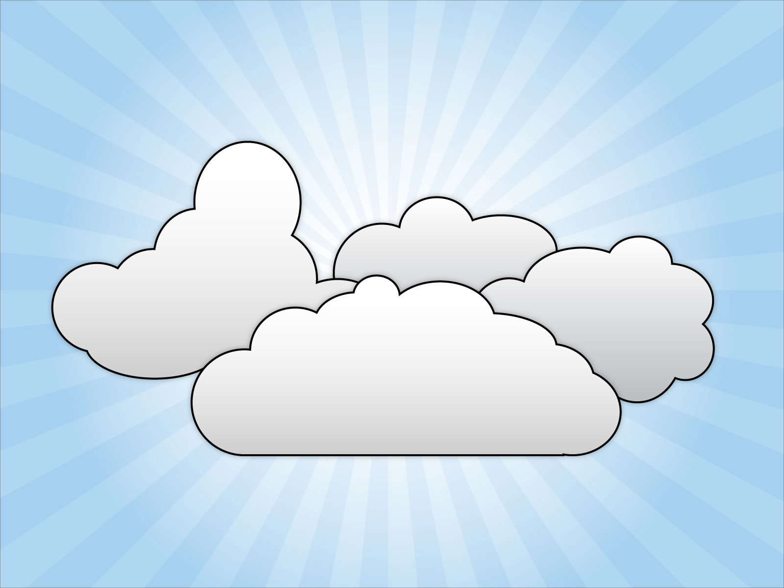 Detail Free Clip Art Clouds Nomer 30