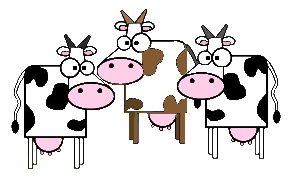Detail Free Clip Art Cow Nomer 21