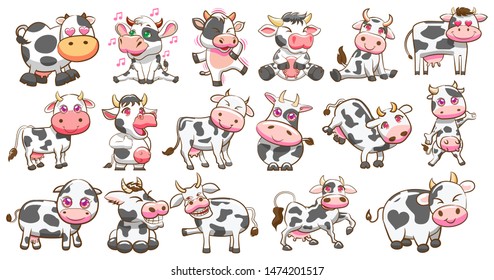 Detail Free Clip Art Cow Nomer 22