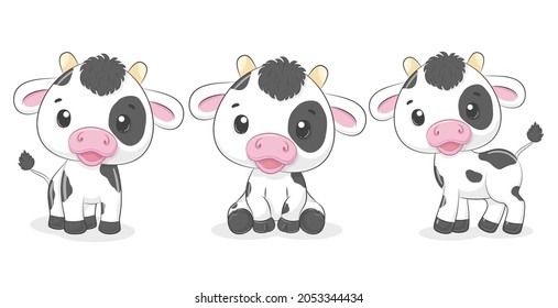 Detail Free Clip Art Cow Nomer 41