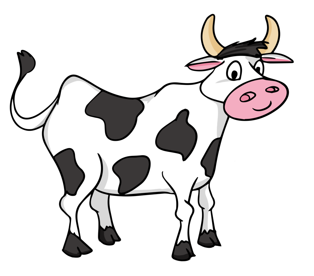 Detail Free Clip Art Cow Nomer 4