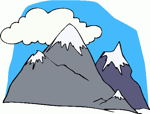 Detail Free Clip Art Mountains Nomer 2