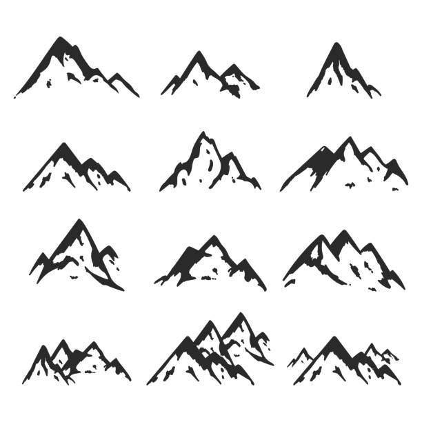 Detail Free Clip Art Mountains Nomer 18