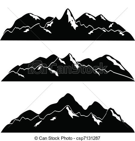 Detail Free Clip Art Mountains Nomer 22