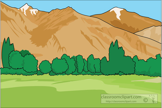 Detail Free Clip Art Mountains Nomer 28