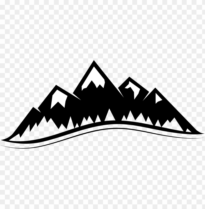 Detail Free Clip Art Mountains Nomer 31