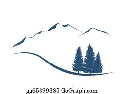 Detail Free Clip Art Mountains Nomer 4