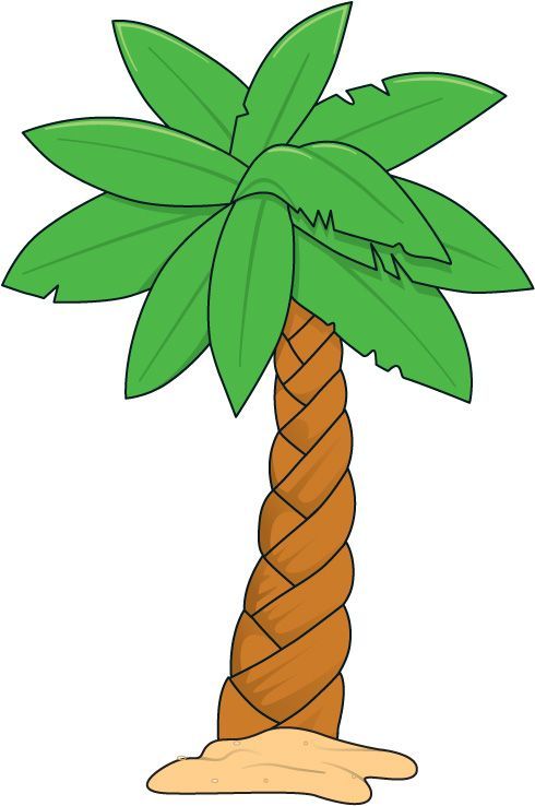 Detail Free Clip Art Palm Tree Nomer 32