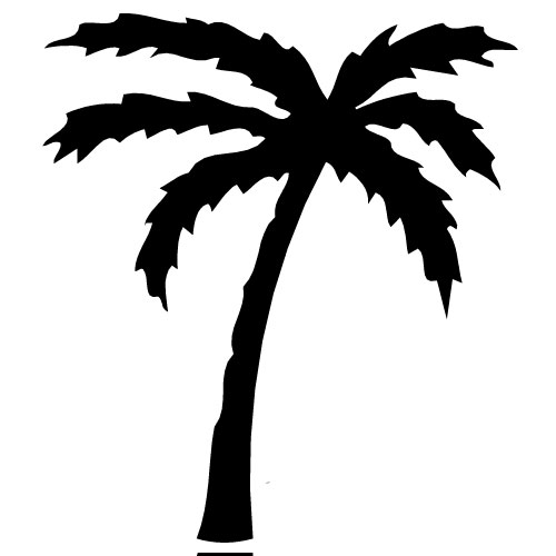 Detail Free Clip Art Palm Tree Nomer 40