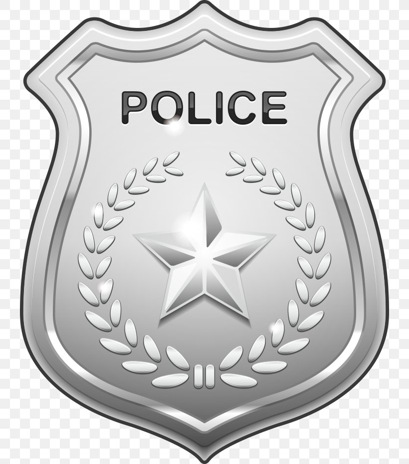 Detail Free Clip Art Police Badge Nomer 11