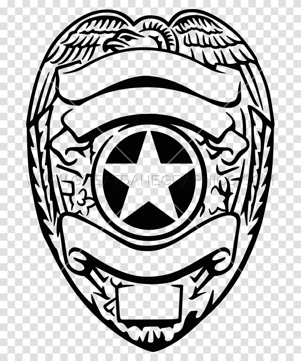 Detail Free Clip Art Police Badge Nomer 25