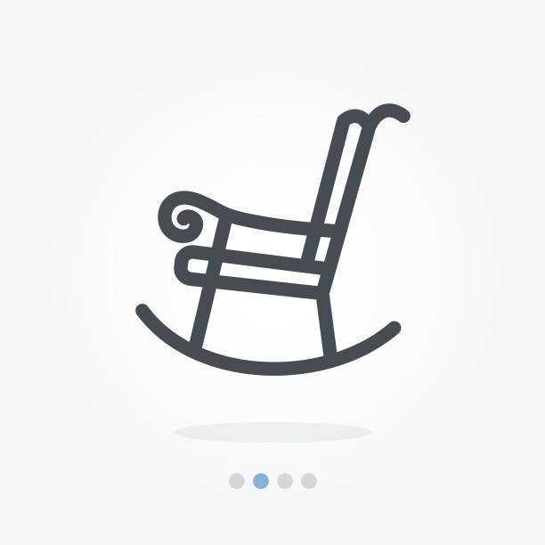 Detail Free Clip Art Rocking Chair Nomer 18