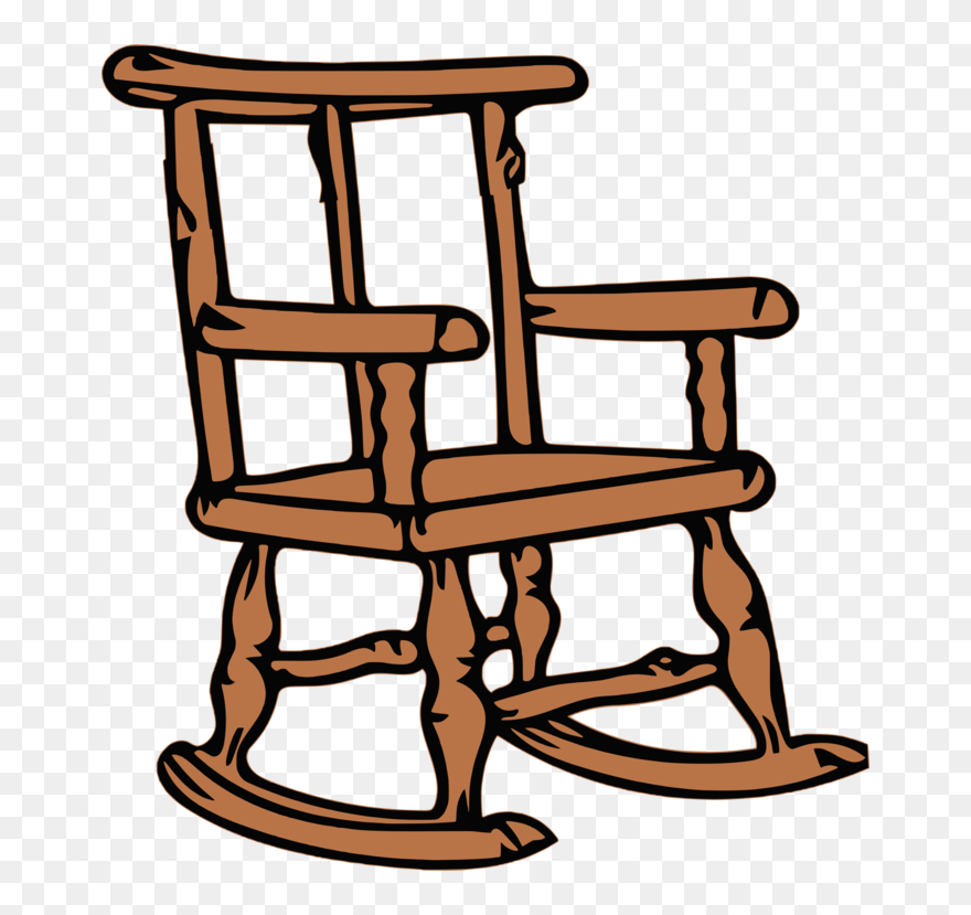 Detail Free Clip Art Rocking Chair Nomer 33