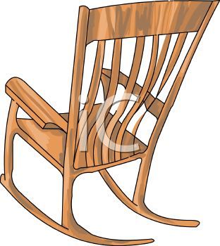 Detail Free Clip Art Rocking Chair Nomer 40