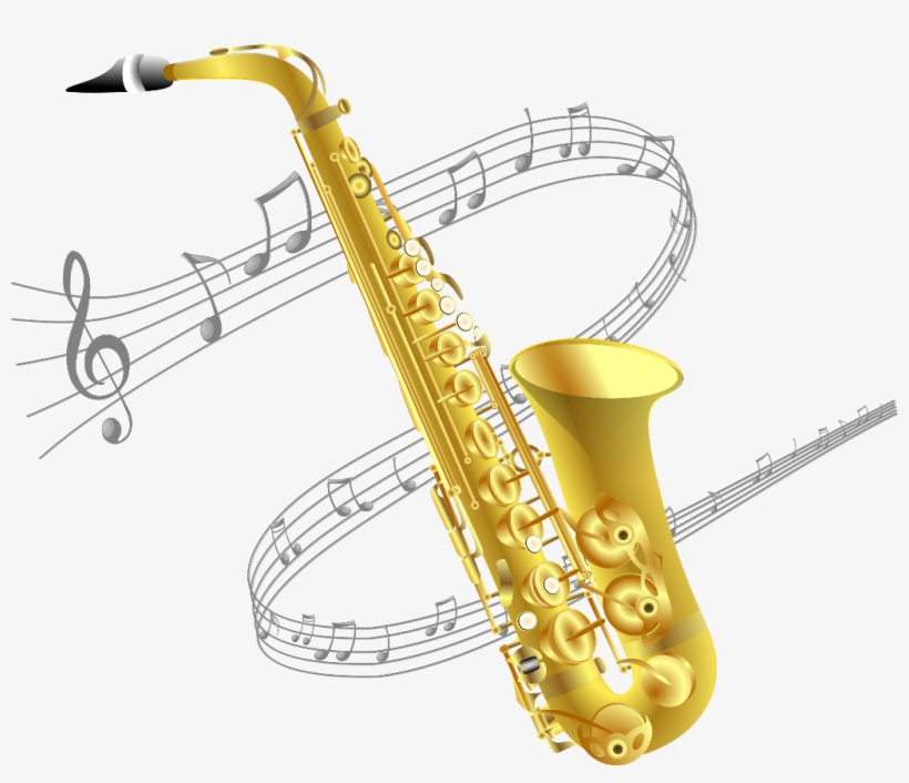 Detail Free Clip Art Saxophone Nomer 8