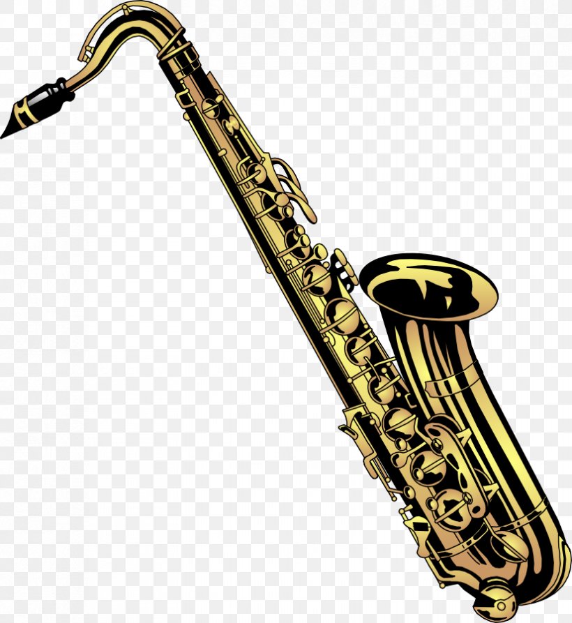 Detail Free Clip Art Saxophone Nomer 14