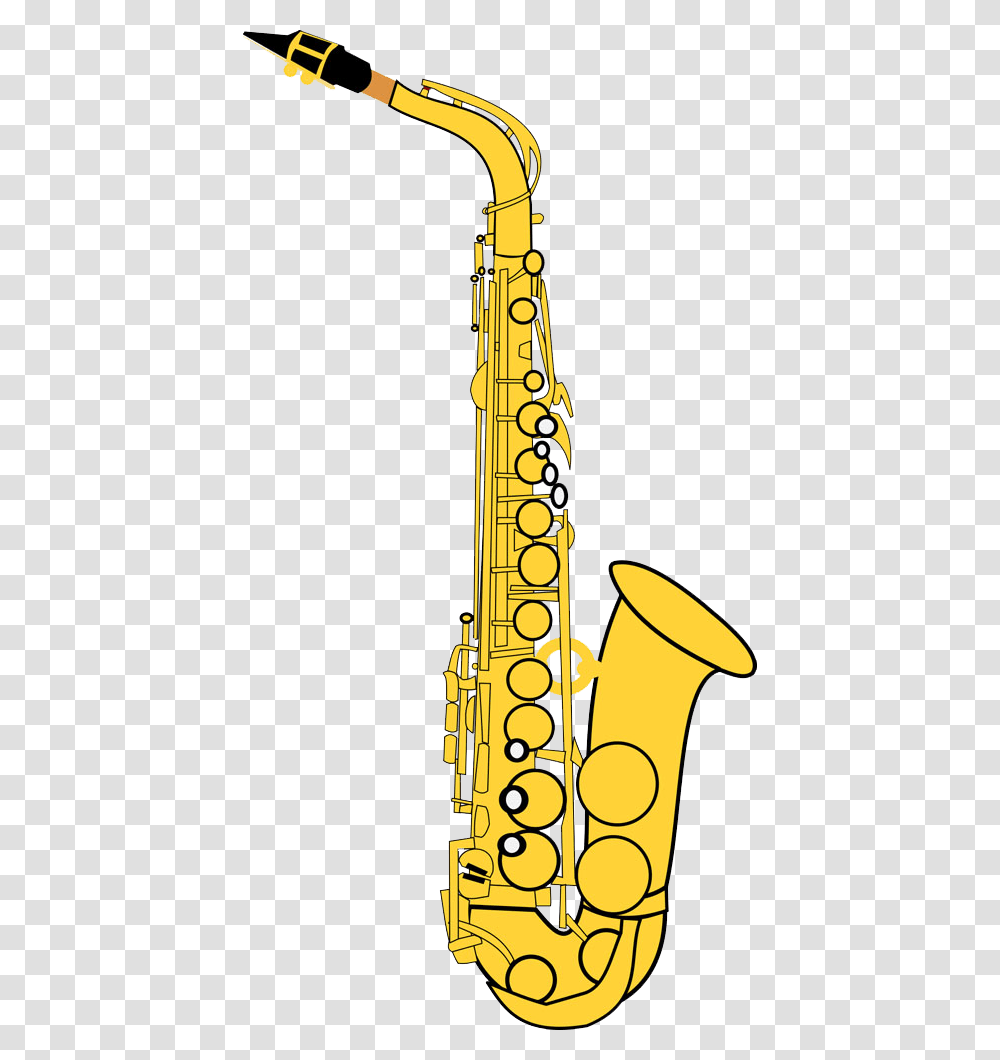 Detail Free Clip Art Saxophone Nomer 2