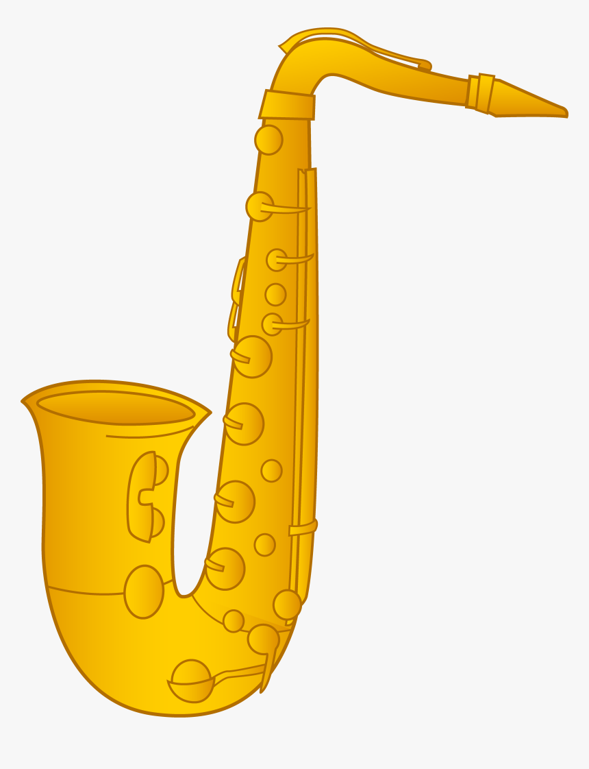 Detail Free Clip Art Saxophone Nomer 6