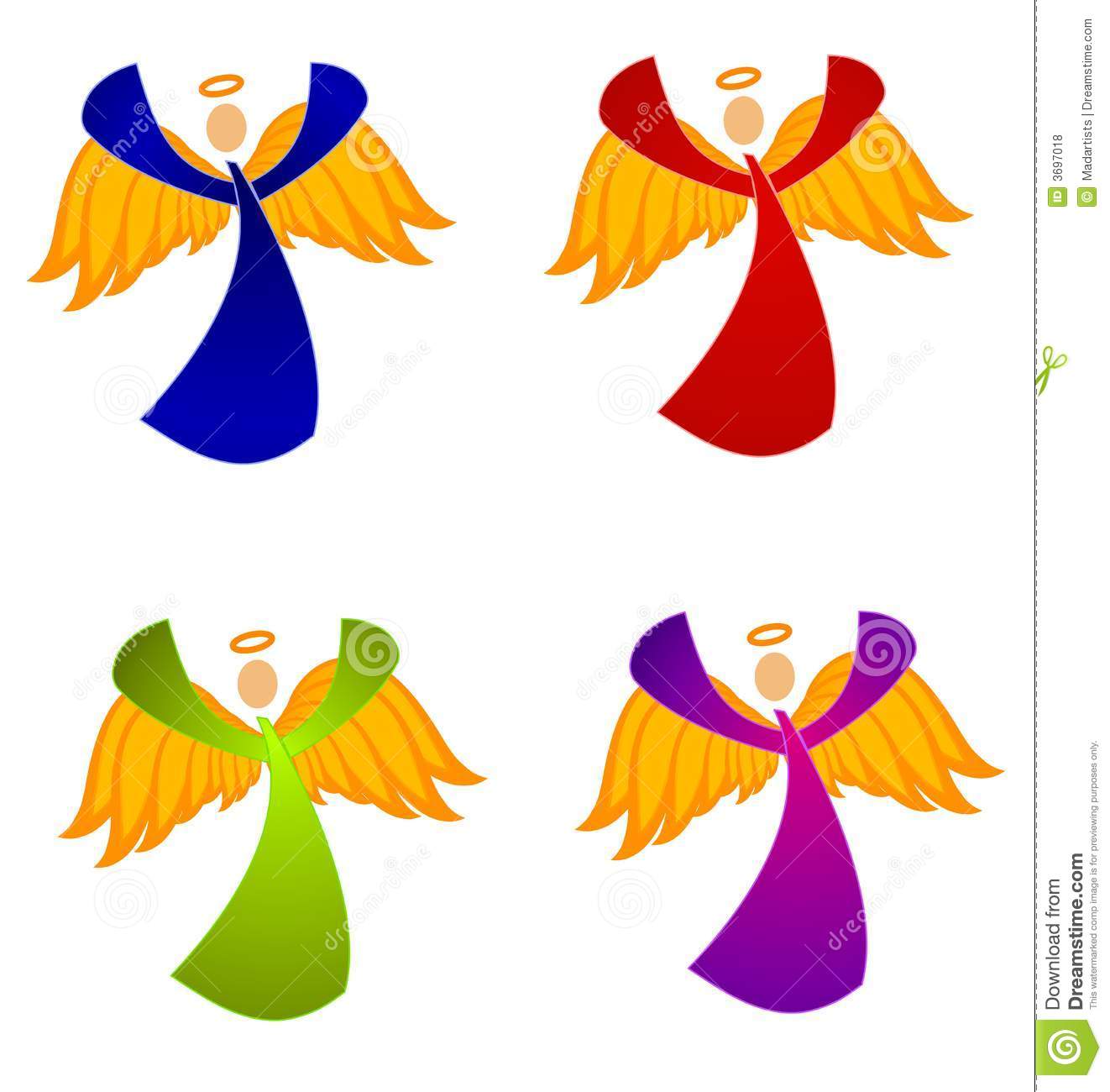 Detail Free Clipart Angel Nomer 26
