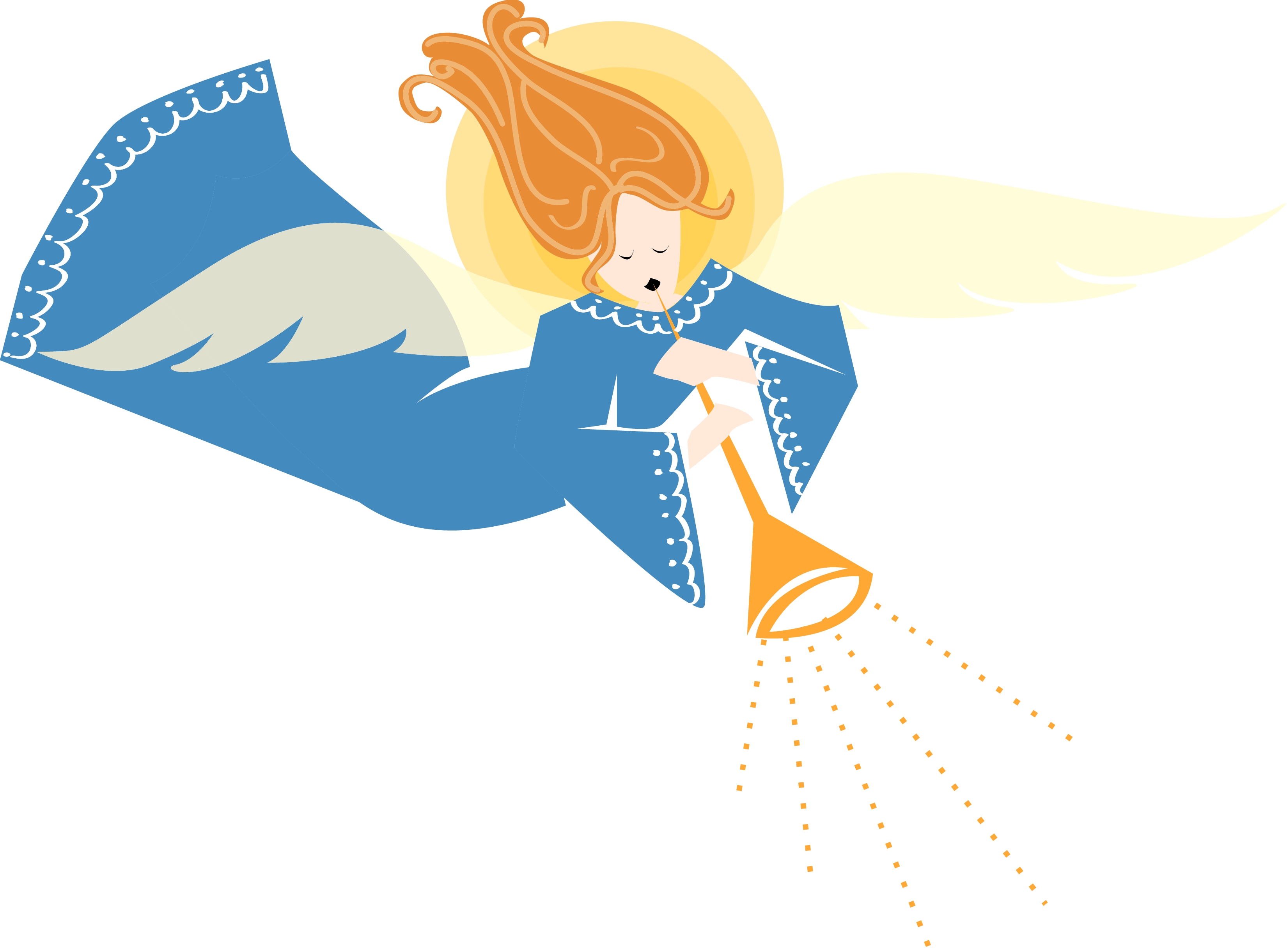 Detail Free Clipart Angel Nomer 30