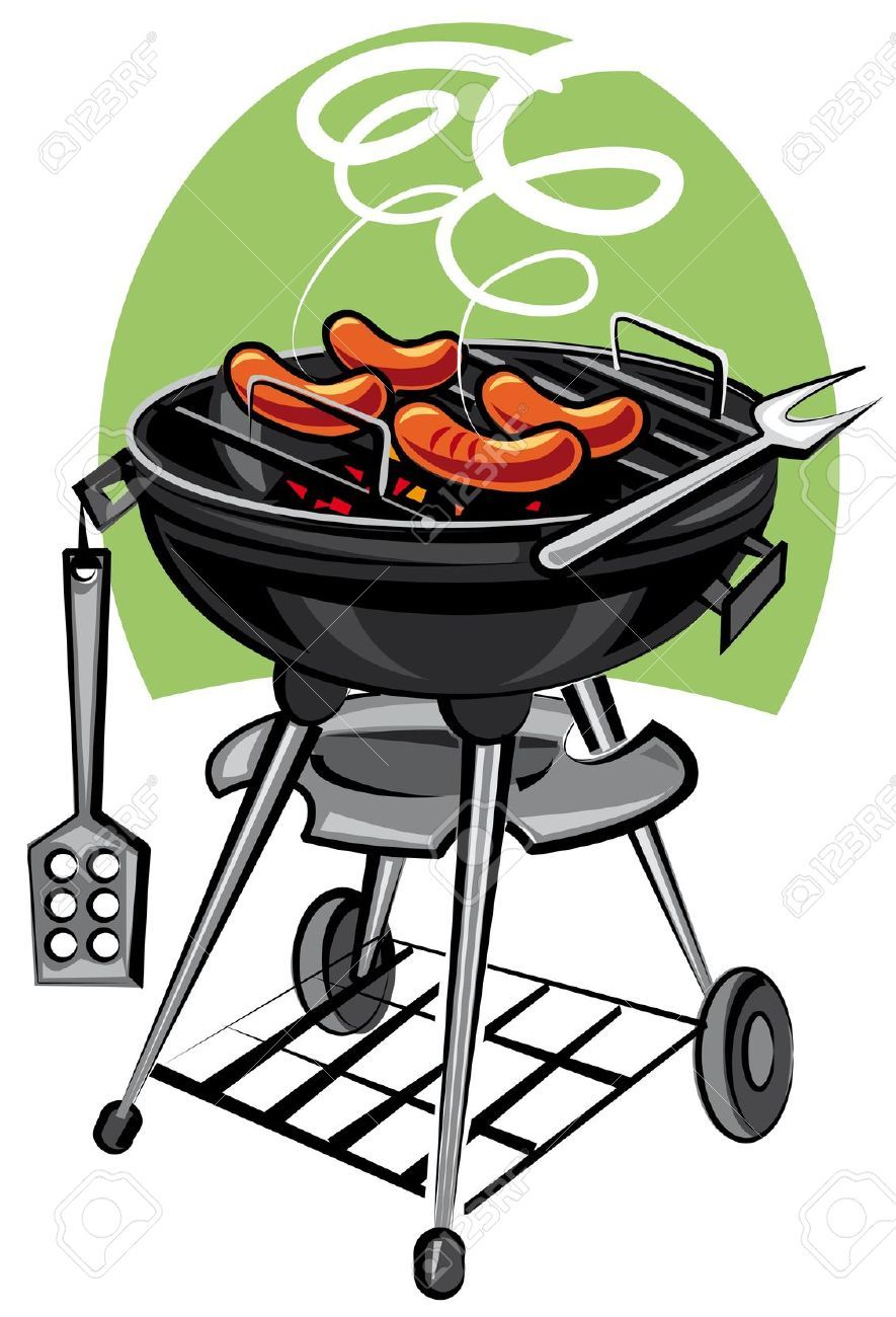 Detail Free Clipart Barbecue Grill Nomer 8