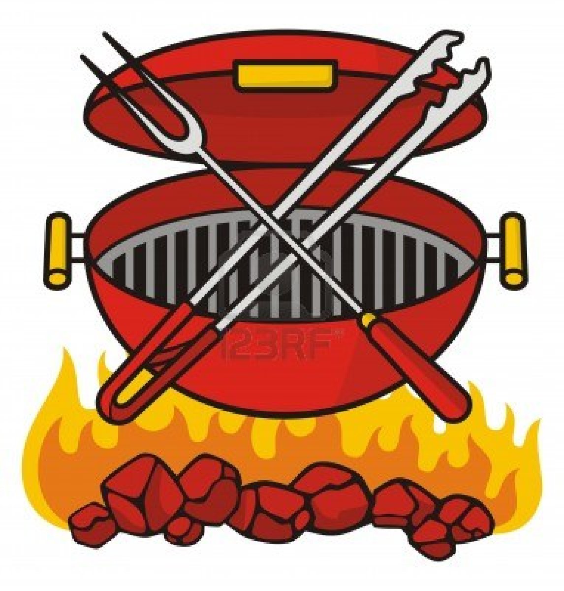 Detail Free Clipart Barbecue Grill Nomer 36