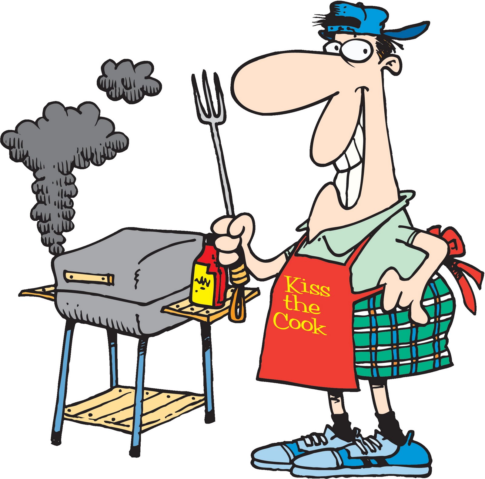 Detail Free Clipart Barbecue Party Nomer 9