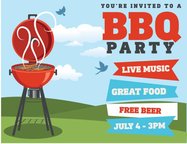 Detail Free Clipart Barbecue Party Nomer 26