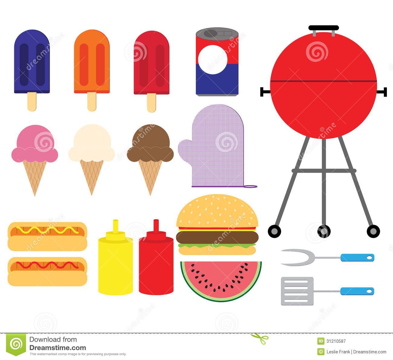 Detail Free Clipart Barbecue Party Nomer 36