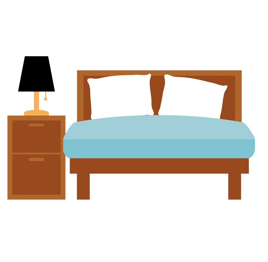 Detail Free Clipart Bed Nomer 29