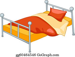 Detail Free Clipart Bed Nomer 45