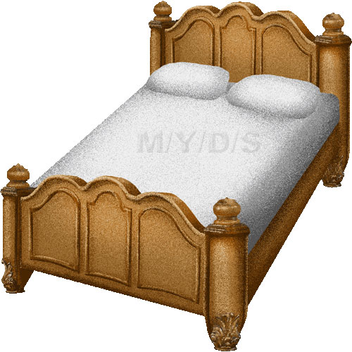 Detail Free Clipart Bed Nomer 48