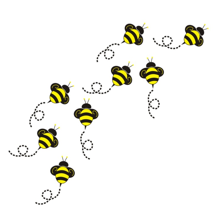 Detail Free Clipart Bee Nomer 20