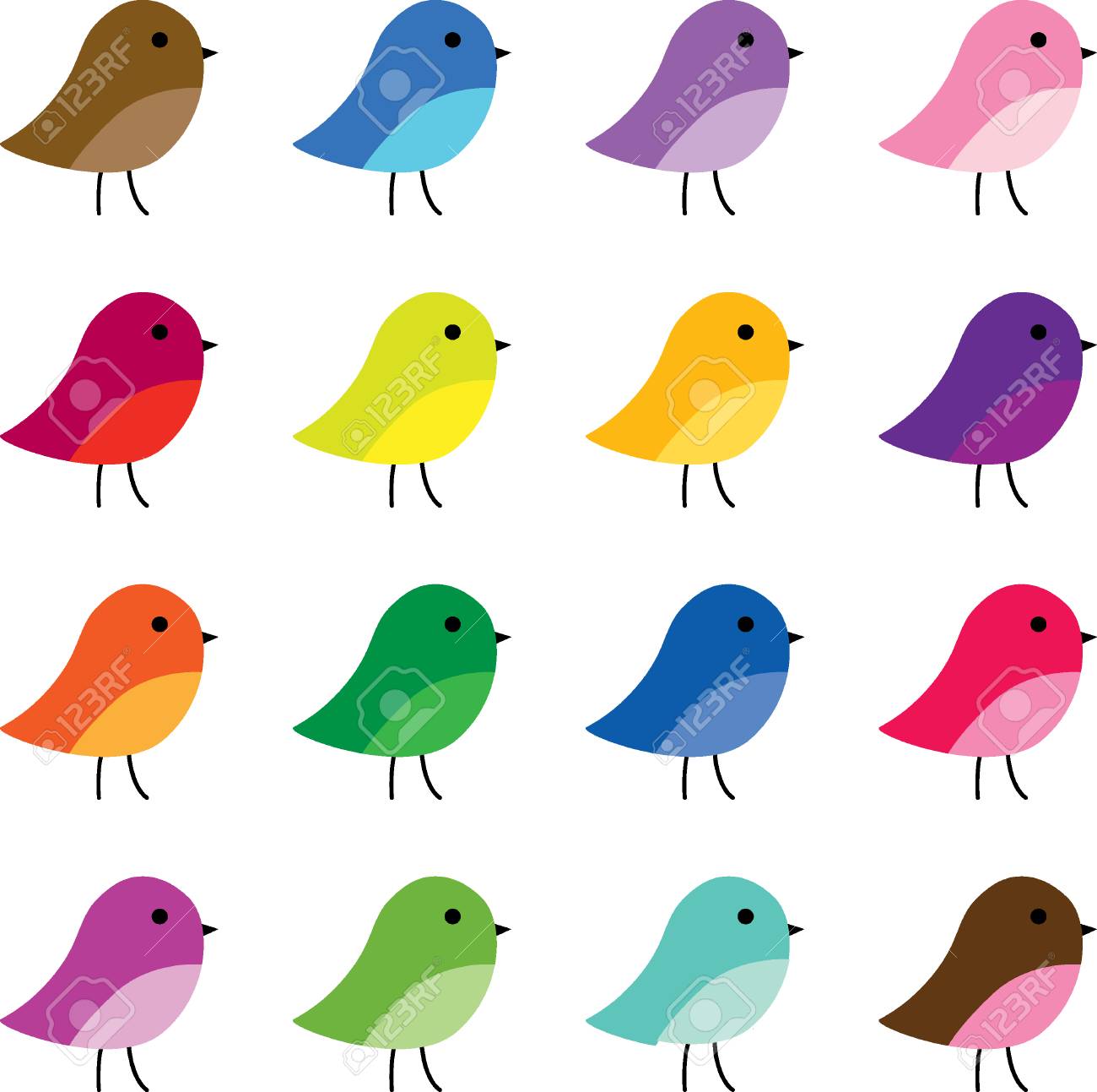 Detail Free Clipart Birds Nomer 17