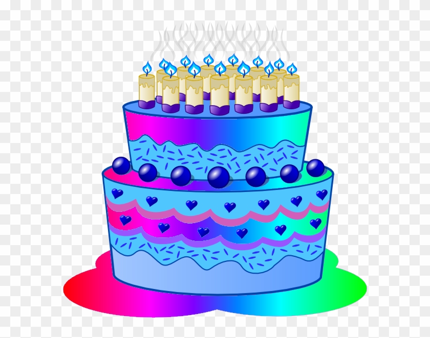 Detail Free Clipart Birthday Cake Nomer 16