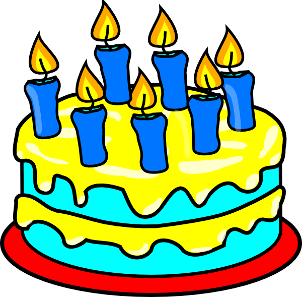 Detail Free Clipart Birthday Cake Nomer 20