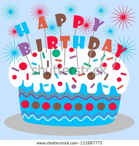 Detail Free Clipart Birthday Cake Nomer 30