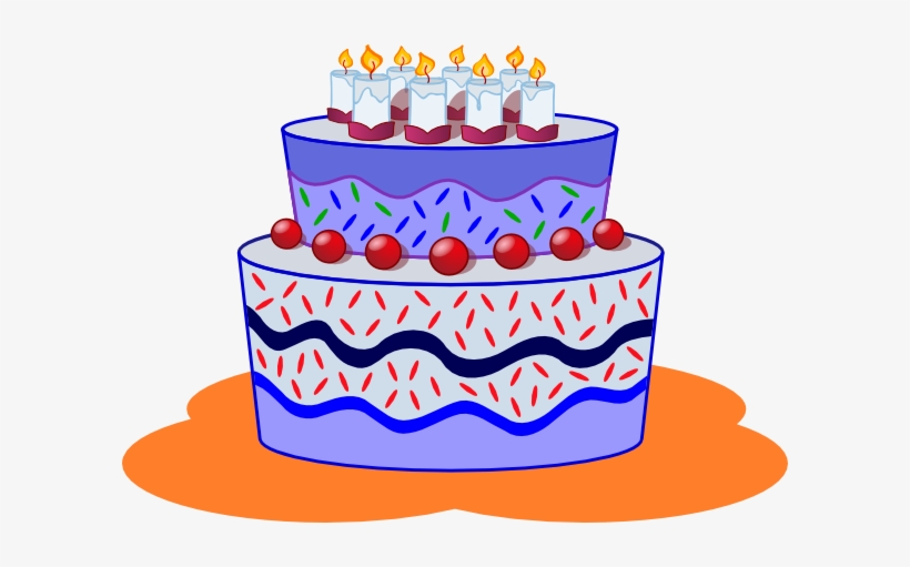 Detail Free Clipart Birthday Cake Nomer 41