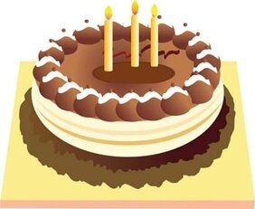 Detail Free Clipart Birthday Cake Nomer 46