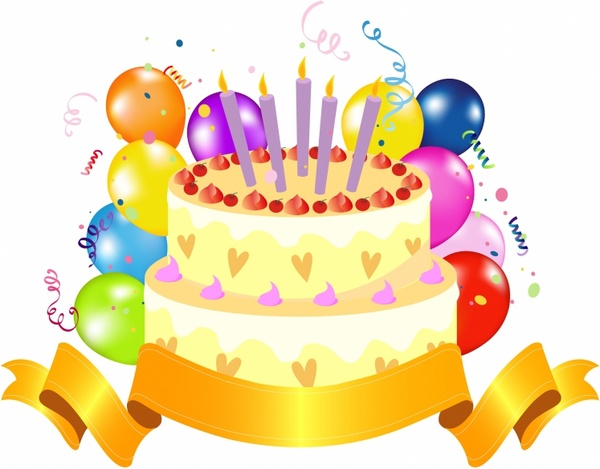 Detail Free Clipart Birthday Cake With Candles Nomer 9