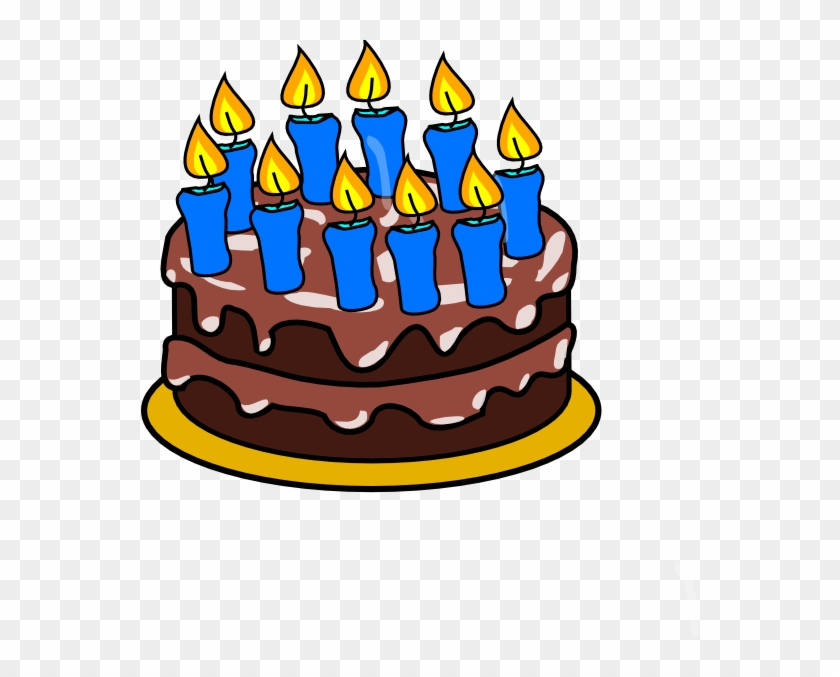 Detail Free Clipart Birthday Cake With Candles Nomer 26