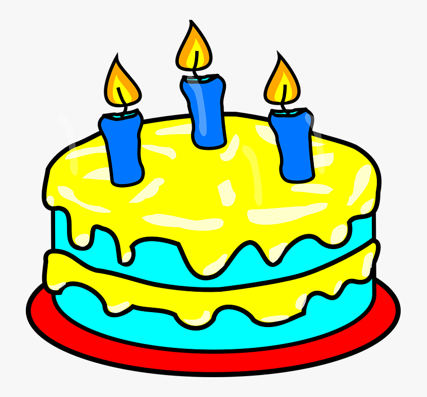 Detail Free Clipart Birthday Cake With Candles Nomer 27