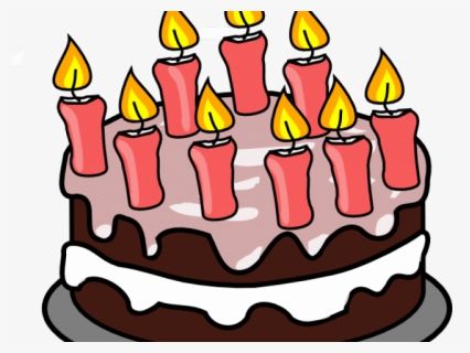 Detail Free Clipart Birthday Cake With Candles Nomer 40