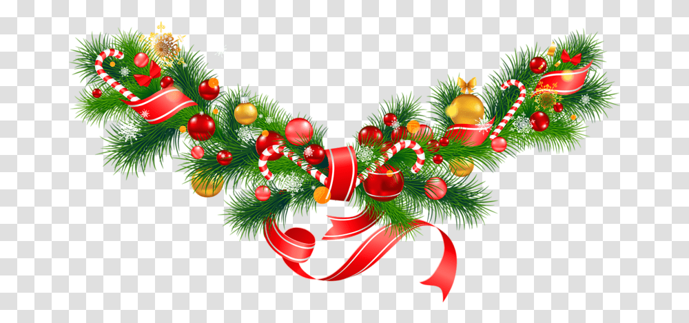 Detail Free Clipart Christmas Garland Nomer 35