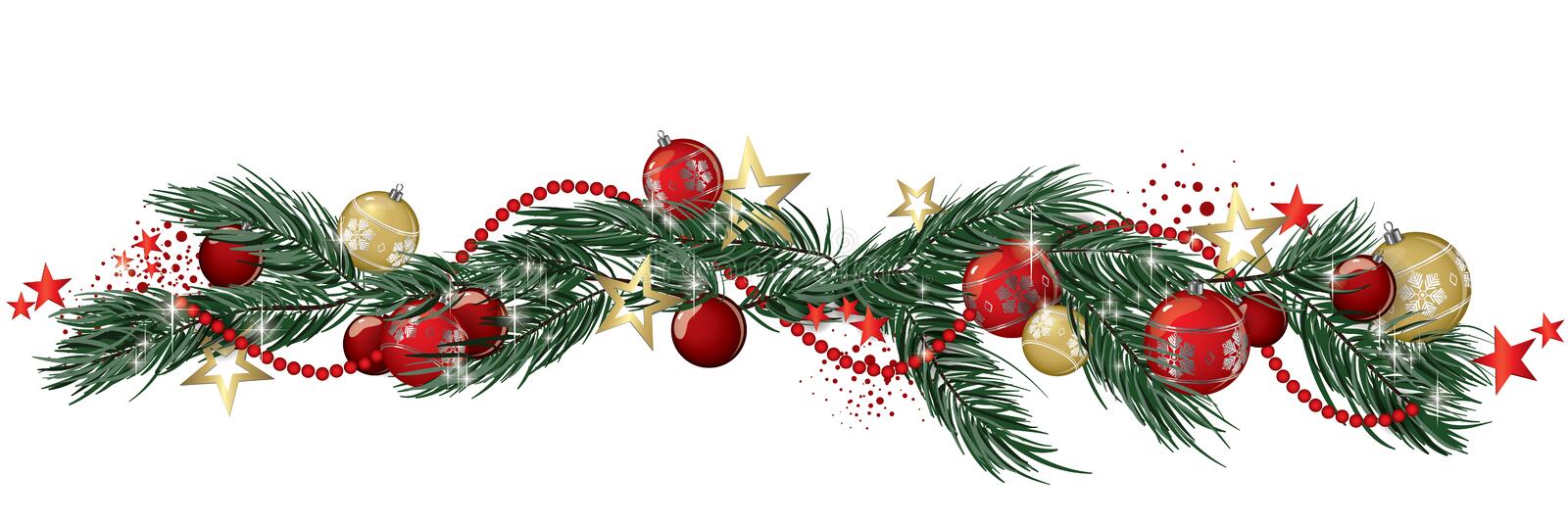 Detail Free Clipart Christmas Garland Nomer 6